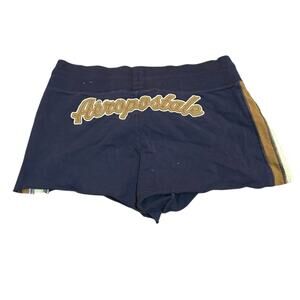 Y2K Aeropostale Micro Mini Sweat Shorts Size Small Preppy Sporty Logo Lounge